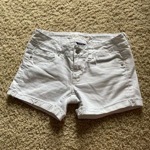American Eagle Outfitters White Denim Shorts